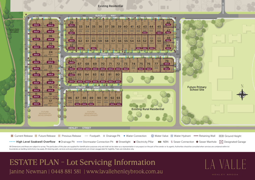 [Land for Sale] La Valle Estate, Henley Brook OpenLot